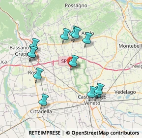 Mappa Via S. Pio X, 31037 Loria TV, Italia (7.31462)