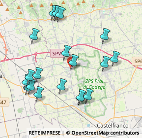 Mappa Via S. Pio X, 31037 Loria TV, Italia (4.3365)