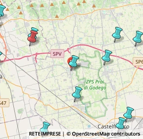 Mappa Via S. Pio X, 31037 Loria TV, Italia (6.55714)