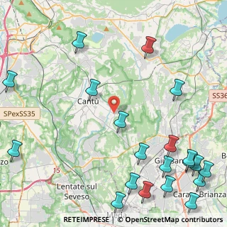 Mappa Via Oriani, 22063 Cantù CO, Italia (6.3735)
