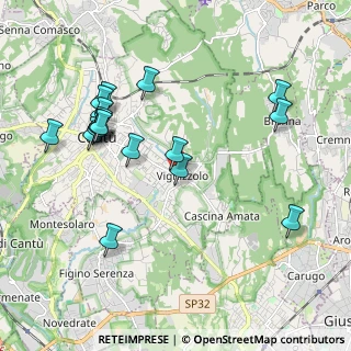 Mappa Via Oriani, 22063 Cantù CO, Italia (2.09444)