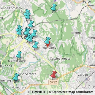 Mappa Via Oriani, 22063 Cantù CO, Italia (2.51111)