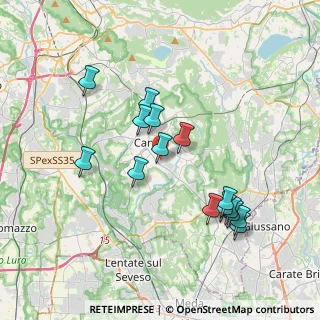 Mappa Via Catello, 22063 Cantù CO, Italia (3.59)