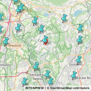 Mappa Via Catello, 22063 Cantù CO, Italia (6.801)