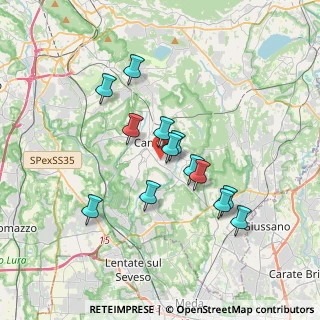 Mappa Via Catello, 22063 Cantù CO, Italia (3.04462)