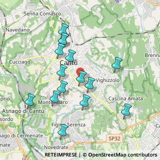 Mappa Via Catello, 22063 Cantù CO, Italia (1.86133)