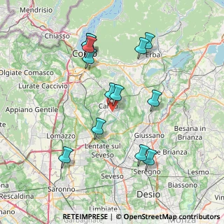 Mappa Via Catello, 22063 Cantù CO, Italia (7.60231)