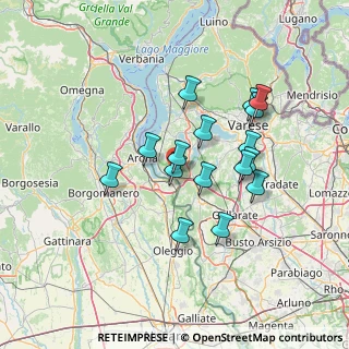 Mappa Via Montello, 21018 Sesto Calende VA, Italia (11.93813)