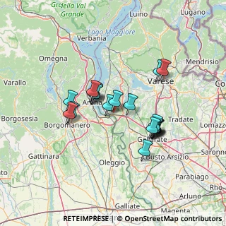Mappa Via Montello, 21018 Sesto Calende VA, Italia (11.336)