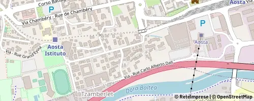 Mappa Aosta