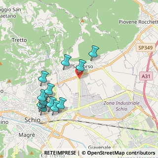 Mappa Via Marco dalla Vecchia, 36014 Santorso VI, Italia (2.02917)