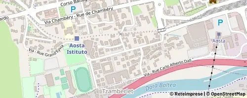 Mappa Aosta