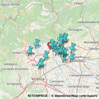 Mappa Viale Vicenza, 36063 Marostica VI, Italia (10.02667)