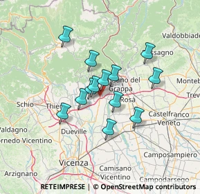 Mappa Viale Vicenza, 36063 Marostica VI, Italia (10.02231)