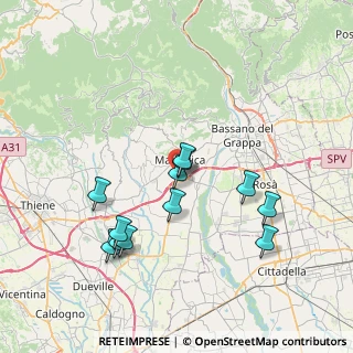 Mappa Viale Vicenza, 36063 Marostica VI, Italia (6.93917)