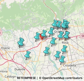 Mappa Viale Vicenza, 36063 Marostica VI, Italia (7.06789)