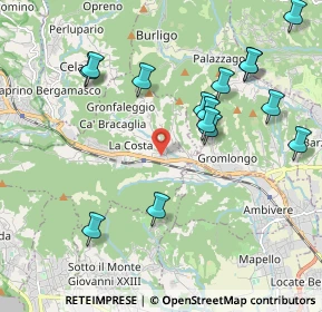 Mappa Via Bergamo, 24030 Pontida BG, Italia (2.158)