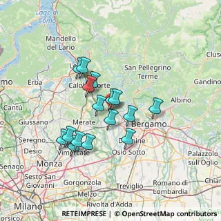 Mappa Via Bergamo, 24030 Pontida BG, Italia (11.29625)