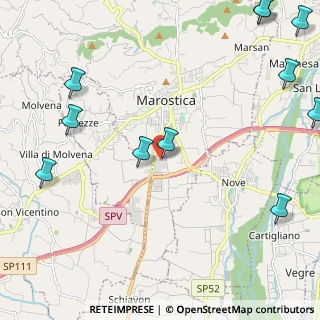 Mappa Via dell'Industria, 36063 Marostica VI, Italia (3.15364)