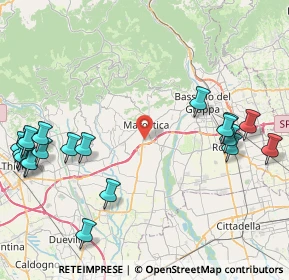 Mappa Via dell'Industria, 36063 Marostica VI, Italia (11.036)