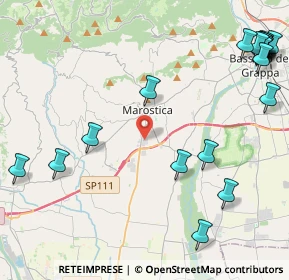 Mappa Via dell'Industria, 36063 Marostica VI, Italia (6.072)