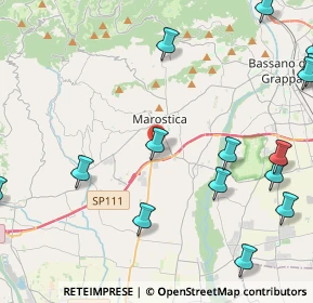 Mappa Via dell'Industria, 36063 Marostica VI, Italia (6.561)