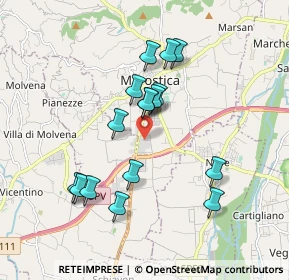Mappa Via dell'Industria, 36063 Marostica VI, Italia (1.64375)