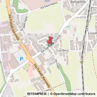Mappa Via Damiano Chiesa,  36, 21040 Venegono Inferiore, Varese (Lombardia)