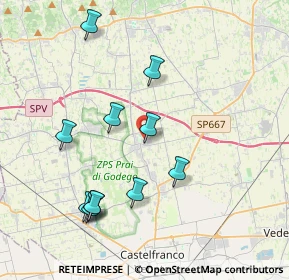 Mappa Via Rizzette, 31039 Riese Pio X TV, Italia (4.00182)