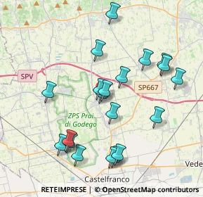 Mappa Via Rizzette, 31039 Riese Pio X TV, Italia (3.889)