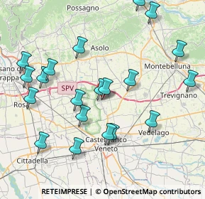 Mappa Via Rizzette, 31039 Riese Pio X TV, Italia (8.7255)
