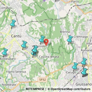 Mappa Via Cesare Cattaneo, 22063 Cantù CO, Italia (3.11267)