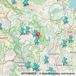 Mappa Via Cesare Cattaneo, 22063 Cantù CO, Italia (6.8275)