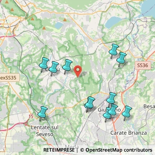 Mappa Via Cesare Cattaneo, 22063 Cantù CO, Italia (4.60583)