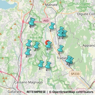 Mappa 21040 Gornate Olona VA, Italia (3.502)