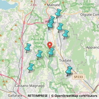 Mappa 21040 Gornate Olona VA, Italia (3.94667)