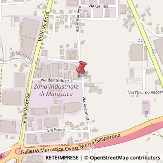 Mappa Via dell'Industria, 27, 36063 Marostica, Vicenza (Veneto)