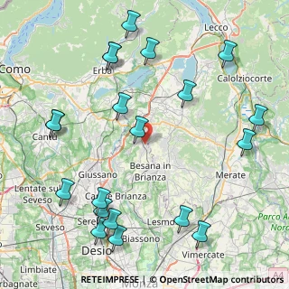Mappa Via XXV Aprile, 20838 Renate MB, Italia (10.4985)