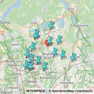 Mappa Via XXV Aprile, 20838 Renate MB, Italia (7.26125)