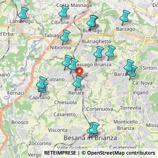 Mappa Via XXV Aprile, 20838 Renate MB, Italia (2.37353)