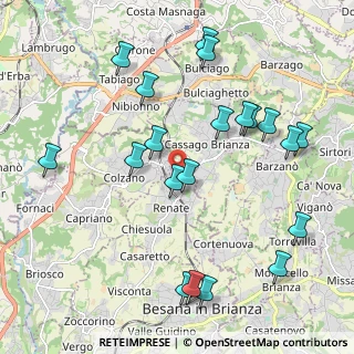 Mappa Via XXV Aprile, 20838 Renate MB, Italia (2.264)