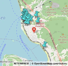 Mappa Via Vesto, 25054 Marone BS, Italia (0.8755)
