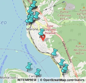 Mappa Via Vesto, 25054 Marone BS, Italia (1.2285)
