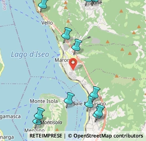 Mappa Via Vesto, 25054 Marone BS, Italia (2.6825)