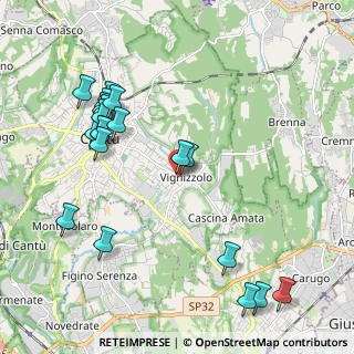 Mappa Piazza Piave, 22063 Cantù CO, Italia (2.3385)