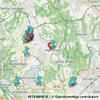 Mappa Piazza Piave, 22063 Cantù CO, Italia (2.36895)