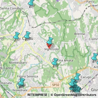 Mappa Piazza Piave, 22063 Cantù CO, Italia (3.8055)