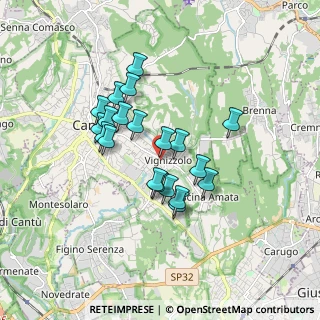 Mappa Piazza Piave, 22063 Cantù CO, Italia (1.4045)