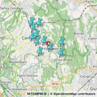 Mappa Piazza Piave, 22063 Cantù CO, Italia (1.38182)