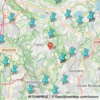 Mappa Piazza Piave, 22063 Cantù CO, Italia (6.261)